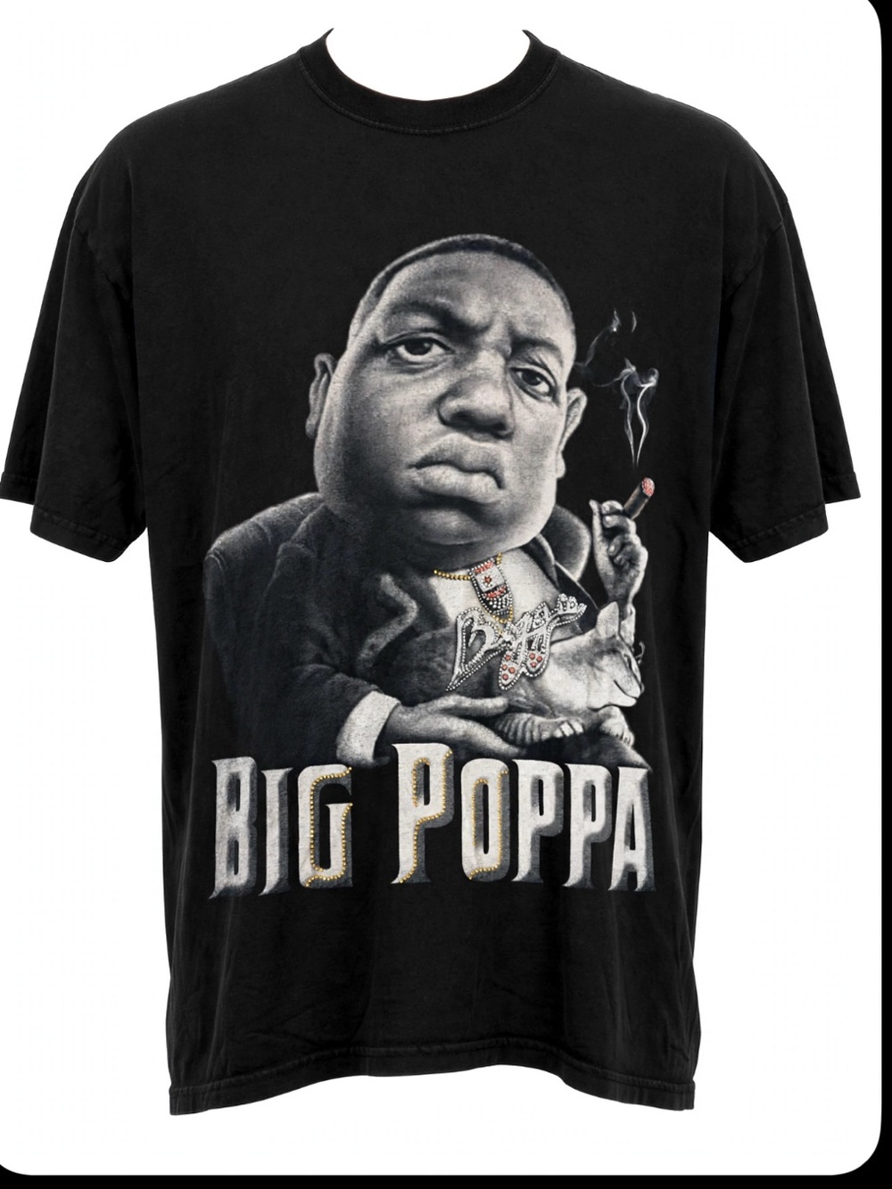🔥 Vintage Pro Club The Notorious B.I.G. "BIG POPPA " Graphic T-Shirt Size XXL